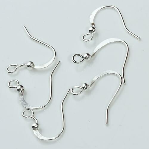 20Pcs Earring Hooks Ear Wires with Ball and Coil Hypo-allergenic Fish Earwires for DIY Jewelry Findings