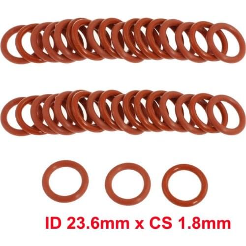ID 23.6mm x CS 1.8mm silicone rubber o ring gasket sealing