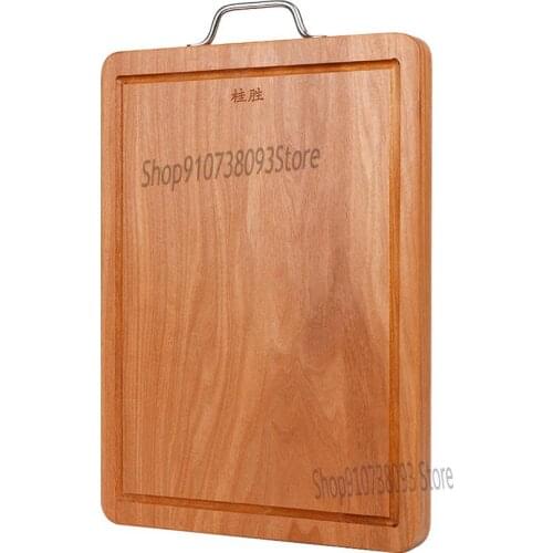 Imported Iron Wood Chopping Board, Solid Wood, Household Cooking Board, Square Clam Cutting Board, Mould Proof, Food Grade Whole