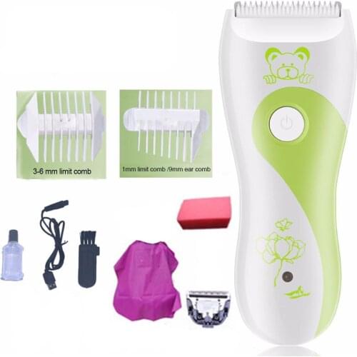 Baby Electric Hair Clipper Set USB Rechargeable Cordless Hair Trimmer For Kids Infants Toddlers Hair Daily Care