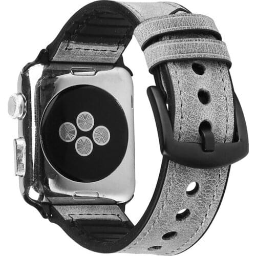 Watchband for Iwatch 5 44mm band leather watchband for iwatch i watch bands 38 mm 42mm strap correa Series 1 2 3 4 belt