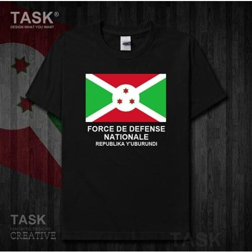 Army Burundi Burundian East Africa BDI BI Short sleeve country Tactical Military mens t shirt new Tops cotton Fashion sports 01