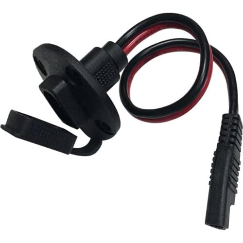 SAE 2 hole 4 hole SAE wire with fixing screw hole Chassis assembled waterproof cover SAE to SAE male to female connector