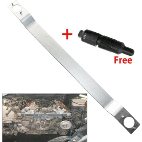 T40005 Camshaft Alignment Timing Locking Holder Pin Tool for VW/Audi A6 A8 V8 With Free T3242 Locking Pin