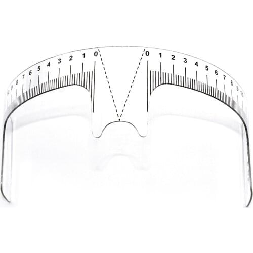 10 pcs Eyebrow Grooming Stencil Shaper Ruler Measure Tool Makeup Reusable Eyebrow Ruler Tool Measures