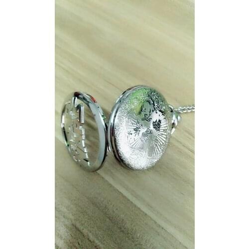 Star Wars Necklace Pocket Watch Antique silver Steampunk