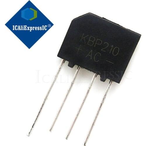 100PCS KBP210 2A 1000V BRIDGE RECTIFIER In Stock