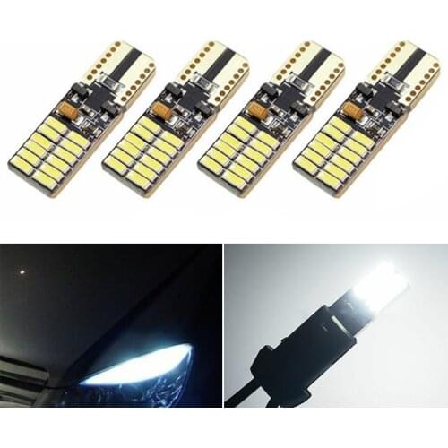 4PCS Replacement T10 LED White Lights Error Free For Mercedes W204 AccessoriesLED Light Bulb Universal For Most Cars