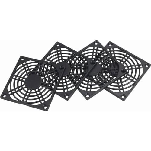 50 Pcs Gdstime 8cm 80mm fan protect mesh Plastic black Dustproof Filter 8cm Cooling Fan shiled
