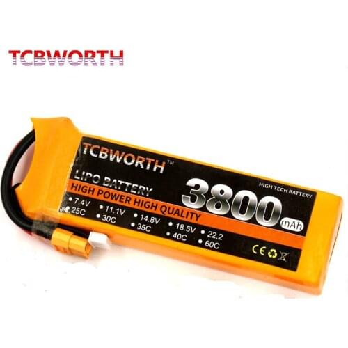 RC LiPo Battery 2S 7.4V 1100 1500 2200 3800mAh 30C 40C 60C For RC Airplane Quadcopter Helicopter Drone Car Boat 2S Batteries
