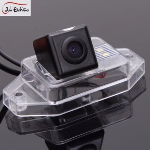 JanDeNing Car Rear View Parking/ Backup Reverse Camera WaterProof For Toyota Prado Middle Easy Countries(Spare wheel on Door)