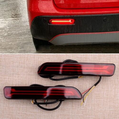 Car LED Rear Bumper Reflector Tail Fog Light Brake Lamp 12V Fit For Suzuki SX4 2007-2009 2010 2011 2012 2013 2014 2015 2016 2017