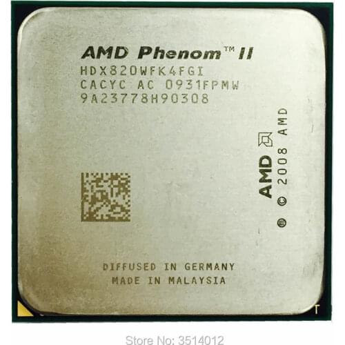 AMD Phenom II X4 820 2.8 GHz Quad-Core CPU Processor HDX820WFK4FGI Socket AM3