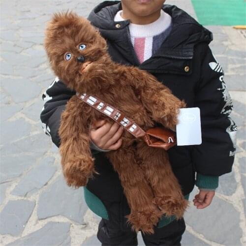1piece 48cm Original Star Wars Chewbacca Stuffed Plush toys best Christmas gift Chewbacca soft cartoon doll