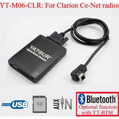 Yatour digital car audio USB SD AUX IN interfaces player for Suzuki Clarion CE-NET radios