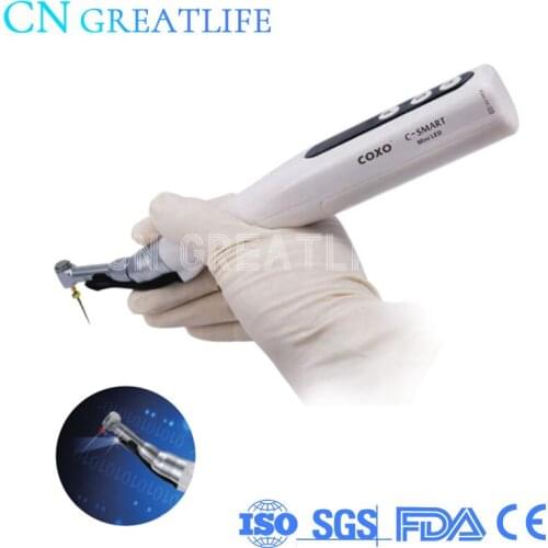 Coxo Wireless C Smart Mini Led Endo Rotary Motor Dental Endo Motor with 1:1 Push Button Contra Angle Dental Instrument