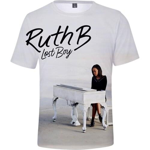 Mens Tshirt Ruth B 3D Tee 2021 Summer Preppy Style Men/Women Street Clothes T-shirt Youthful Retro Innovation Vitality Style
