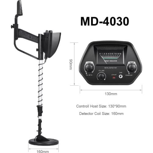 HOT SALE Underground Metal Detector MD-4030P Gold Detectors MD4030 Treasure Hunter Detector Circuit Metales