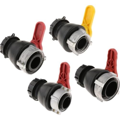IBC Water Tap Tank Adapter Hose Connector Water Faucet Ball Fitting