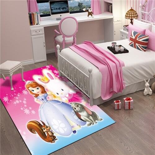 Princess Sofia Mat Bathroom Child boy girl Carpet Hallway Doormat Anti - Slip Bathroom Carpet Absorb Water Kitchen Mat/Rug