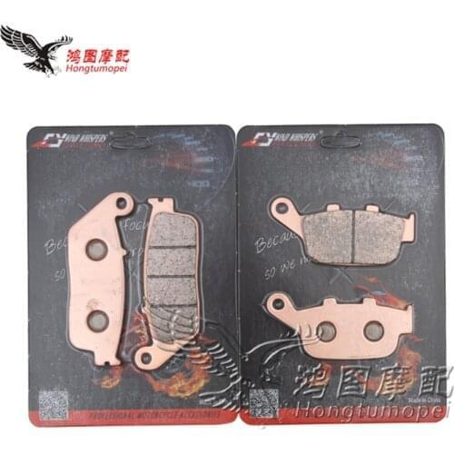 Motorcycle Metal sintering brake pads For Honda CBR300 CB300F 2015 CB500F CB500X CBR500R CB 500F 500X 500R 2013-2014-2018