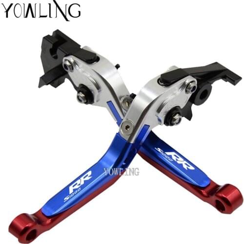 Motorcycle aluminum Adjustable Foldable Lengthening brake clutch levers For BMW S1000RR S1000 RR 2010 2011 2012 2013 2014