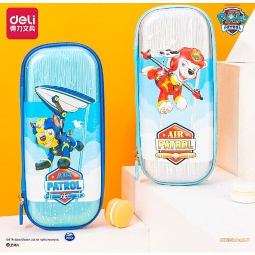Cartoon Anime PAW Patrol Pen Bag Children Kindergarten Large Capacity Creative Cartoon Stationery Box School Supplies