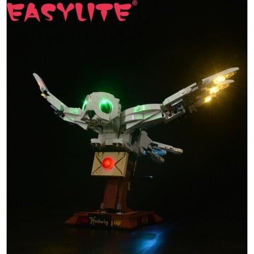 LED Light Set For Hedwig 75979 Owl wings lMagical building block model decorate DIY Toys Blocks Bricks Only Lighting Kit