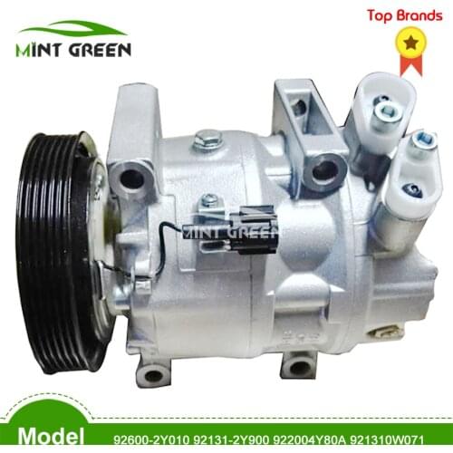 NEW AC Compressor Car Parts For Nissan Maxima Infiniti 1999 2000 2001 92600-2Y001 92600-2Y010 92131-2Y900 922004Y80A