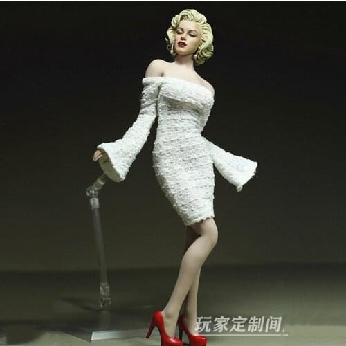 1/6 soldier man doll clothing clothes accessories skirt white pleated skirt white butterfly 12 inch woman doll available