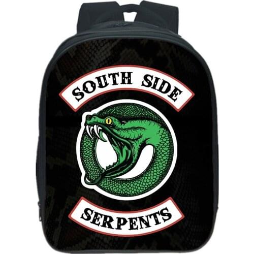 Riverdale Backpack Cartoon Teens School Bag Boys Girls Bookbag Casual Travel Rucksack South Side Printing Mochila Children Gift