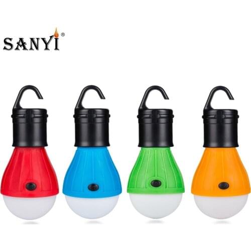 Sanyi Soft Light Outdoor Hanging LED Camping Tent Light Bulb Fishing Lantern Lamp Wholesale Drop Shipping