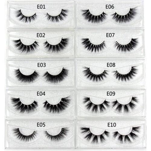 SOQOZ Eyelashes 3D Mink Lashes Cruelty Free False Eyelashes High Volume Thick Criss-Cross Dramatic Eyelashes Makeup faux cils