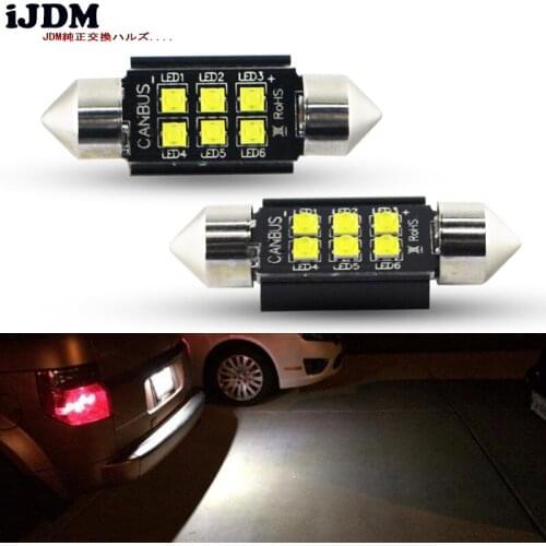 IJDM Car 36mm led High Quality C5W C10W LED Car Festoon Light Auto License Plate Lights Interior Dome Lamp Reading Bulb White