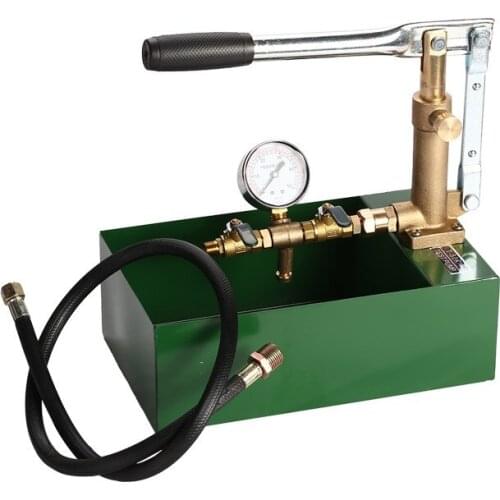 T-100K-P manual pressure test pump full copper iron box 10MPA pressure pump pressure test tool