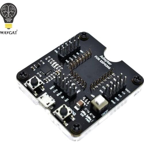 WAVGAT ESP8266 Test Board Burn Fixture Support Module ESP-12E ESP-12F ESP-07 Integrated Circuits Internet of Things
