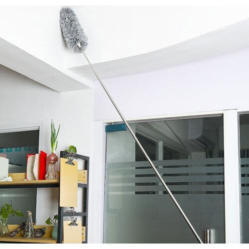 EXTENDABLE TELESCOPIC MAGIC MICROFIBRE CLEANING FEATHER DUSTER EXTENDING BRUSH