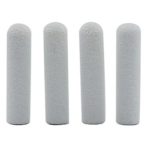 Weiou 2.18CM*5MM High Quality Aglets Suede Ropes Copper Metal Heads White Shoelace Tips Zinc Alloy Durable End Of Cordones