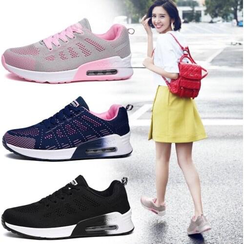 Womens Air Damping Light Sneakers for Outdoor Comfortable Running Shoes Breathable Sport Shoes