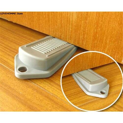 ZLinKJ 1Pcs High Quality Rubber Door Stop Stoppers Safety Keeps Door From Slamming Prevent Injury