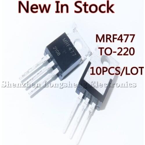 10PCS/LOT New MRF477 TO-220 Power Transistor NPN
