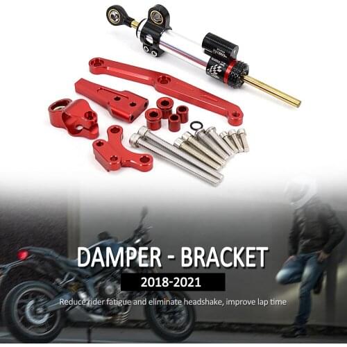 2018 2019 2020 2021 For Honda CB650R CB 650 R CNC Adjustable Motorcycle Steering Stabilize Damper Bracket Mount Kit