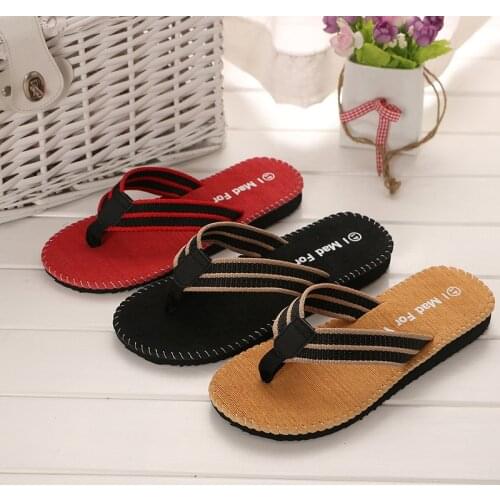 2021 New Summer Mens Flip Flops Fashion Breathable Slippers Sandals And Slippers Beach Shoes