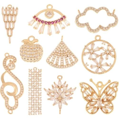 Cordial Design 4Pcs DIY Making/Jewelry Accessories/Multi Shape/Hand Made/Jewelry Findings & Components/Earrings Pendant