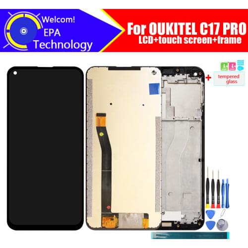 6.35 inch OUKITEL C17 PRO LCD Display+Touch Screen Digitizer Assembly 100% Original New LCD+Touch for C17 PRO +Tools