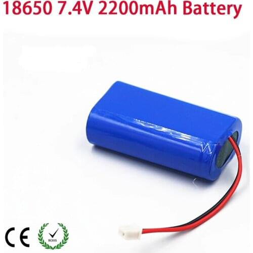 7.4V/8.4V Battery Pack 2200mAh 18650 Battery 2.2Ah Rechargeable Batteries For Belt Charger/Loudspeakers/Robot/ Tools