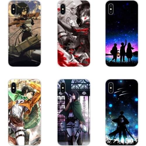Attack On Titan Levi Accessories Phone Cases Covers For Samsung Galaxy S2 S3 S4 S5 Mini S6 S7 Edge S8 S9 S10E Lite Plus