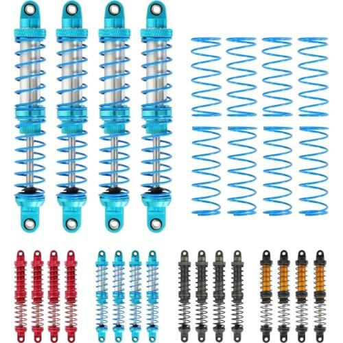 4PCS RC Rock Crawler Metal Oil Shock Absorber 70mm 80mm 90mm 100mm 110mm 120mm for SCX10 Wraith TRX4 TRX6 ABSiMA Sherpa