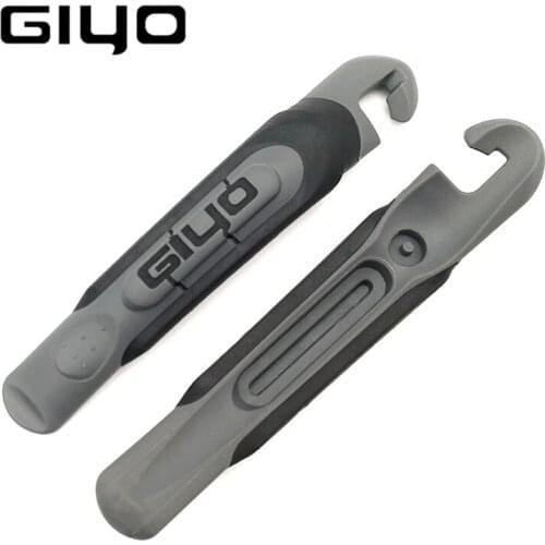 GIYO Bicycle Tire Levers 2 Pack - Strong & Long Lasting Tire Removal Tool for Road or Mountain Bike Tires Bike Tire Repair Kit