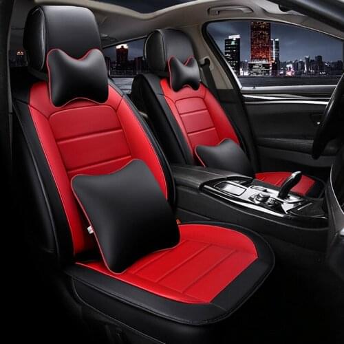 Wenbinge Leather car seat covers for hyundai solaris 2017 creta getz i30 accent ix35 i40 car accessories seat protector styling